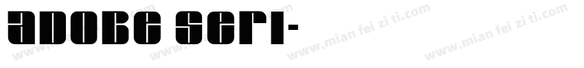 adobe seri字体转换